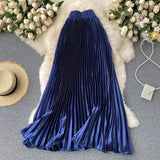 Elegant Flowy Midi Skirt for Women