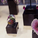 Luxury Geometric Weave CZ Ring| Statement Women’s Jewelry