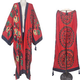 Two Piece African Set - Kaftan Pant + Long Kimono