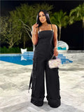 Wide Leg Sleeveless Jumpsuit