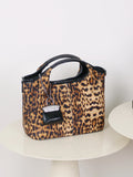Retro Leopard Bucket Bag