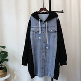 Denim Knitted Cardigan