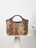 Retro Leopard Bucket Bag