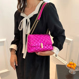 Luxury Laser Design Quilted Shoulder Bag