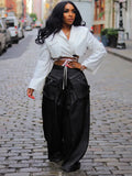 Multi-pocket Loose Wide Leg Cargo Pants