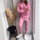 Two Piece Set - Sweatshirt and Pencil Pant