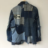 Denim Patchwork Blazer