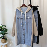 Denim Knitted Cardigan