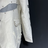 Trendy Patch Detail Casual Blazer