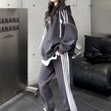 Women’s Striped Sports Two-Piece Set