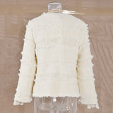 Single-Breasted Tweed Jacket| Elegant Women’s Outerwear