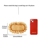 Rattan Clutch Bag| Elegant Handmade Purse for Women