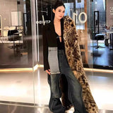Luxury Leopard Faux Fur Coat