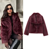 Short Soft Faux Fur Coa| Elegant Women’s Outerwear