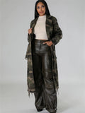Camouflage Trench Coat| Stylish Women’s Outerwear
