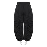 Drawstring Streetwear Parachute Pants