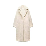 Vintage Teddy Long Coat| Cozy Women’s Outerwear