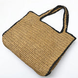 Woven Designer Straw Tote Bag