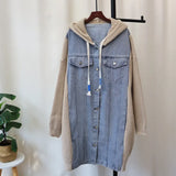 Denim Knitted Cardigan