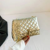 Luxury Laser Design Quilted Shoulder Bag