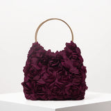 Rose Flower Hand Bag| Elegant Floral Purse for Women
