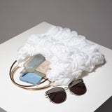 Rose Flower Hand Bag| Elegant Floral Purse for Women