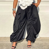 Drawstring Streetwear Parachute Pants