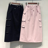 Elastic Waist Cargo Skirt| Casual Utility Women’s Skirt