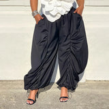 Drawstring Streetwear Parachute Pants