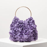 Rose Flower Hand Bag| Elegant Floral Purse for Women