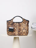 Retro Leopard Bucket Bag