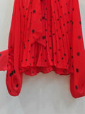 Lightweight Elegant Polka Dot Chiffon Blouse