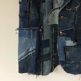 Denim Patchwork Blazer