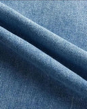 Ripped Low Waist Straight Leg Jean