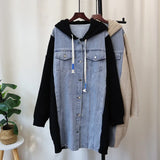 Denim Knitted Cardigan