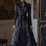 Printed Pleated Maxi Dress