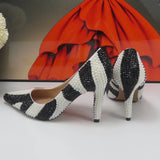Zebra Pearl Heels