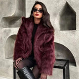 Short Soft Faux Fur Coa| Elegant Women’s Outerwear