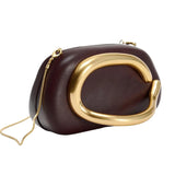 Leather Clutch & Shoulder Handbag