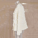 Single-Breasted Tweed Jacket| Elegant Women’s Outerwear