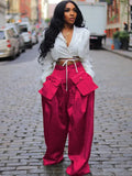 Multi-pocket Loose Wide Leg Cargo Pants