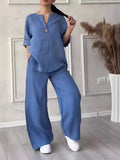 Lelinise Cotton Linen Outfit Set