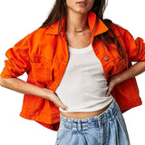 Classic Pleated Denim Jacket