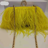 Yellow Bridal Clutch Purse| Elegant Handbag for Women