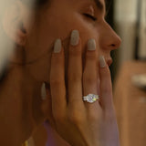 2 Carat Moissanite Engagement Ring