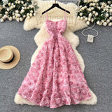 3D Flower Applique Dress