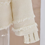 Single-Breasted Tweed Jacket| Elegant Women’s Outerwear