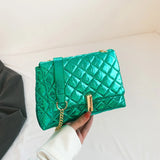 Luxury Laser Design Quilted Shoulder Bag