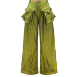Multi-pocket Loose Wide Leg Cargo Pants