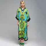 Beach Cover-Up Sleeve Kaftan Dress